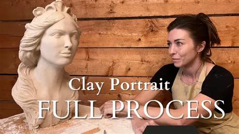 Portrait Of Julianne I Full Process I A New Clay Portrait Bust Videos