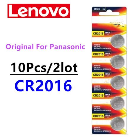 10PCS-Original-For-Panasonic-CR2016-Button-Battery-LM2016-BR2016-DL2016 ...