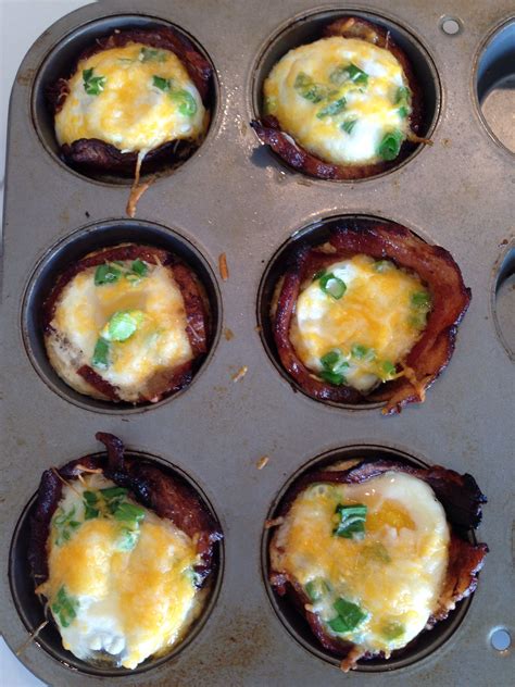 Bacon And Egg Muffins Part 1 Cook Bacon Until Is Is Just Soft Can Be Done Ahead Of Time Wrap