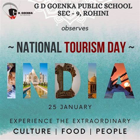 National Tourism Day Gd Goenka Rohini