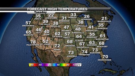 Canada Forecast Lows