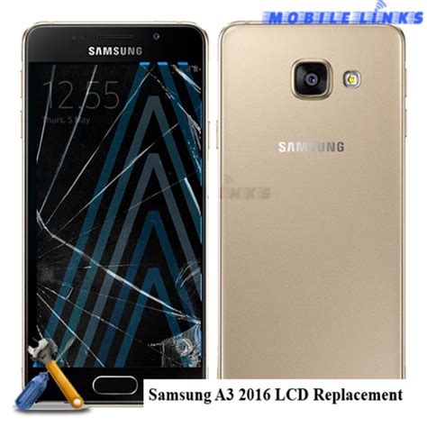 Samsung Galaxy A3 2016 Broken Lcddisplay Replacement Repair In East London