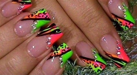 21 Cool And Trendy Neon Nail Art Designs All For Fashion Design