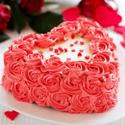 Heart Shaped Red Velvet Cake