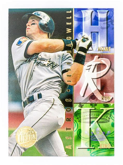 Jeff Bagwell 7 Of 10 1995 Fleer Ultra HR Kings Gold Medallion