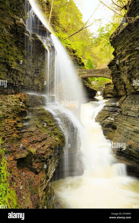 Rainbow Falls Gorge Trail Watkins Glen State Park Watkins Glen New