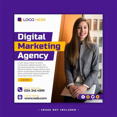 Premium PSD Digital Marketing Agency Flyer Premium Psd