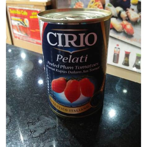 Jual Cirio Pelati Tomat Kupas Dalam Jus Tomat 400g Shopee Indonesia