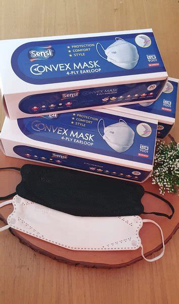 Jual Masker SENSI CONVEX Mask 4ply Evo Plusmed Earloop Isi 20pcs Di