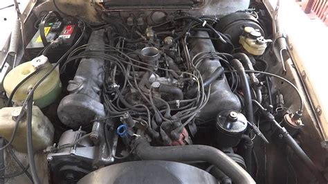 1972 Mercedes 450slc Running Engine Youtube