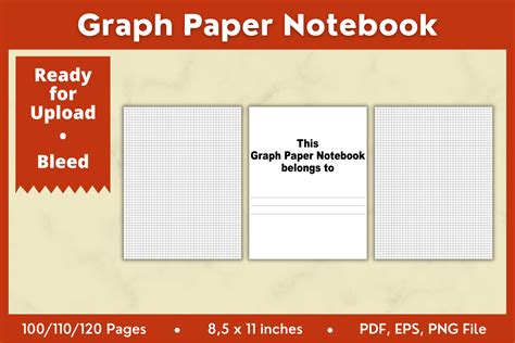 Graph Paper Notebook Graphic by Deleya Design · Creative Fabrica