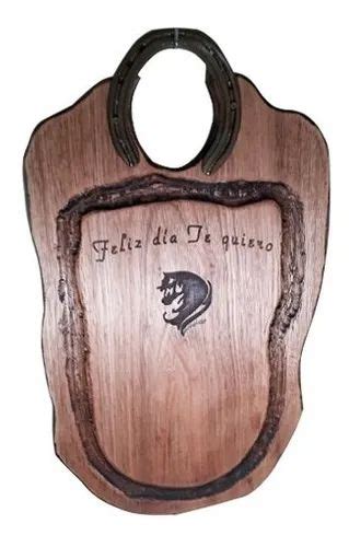 Tabla Para Asado Rustica Con Herraje Artesanal Personalizada