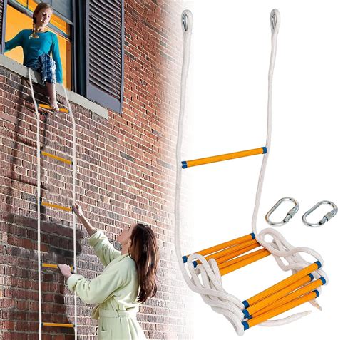 Fire Escape Ladder Ft Emergency Escape Ladders Portable Climbing