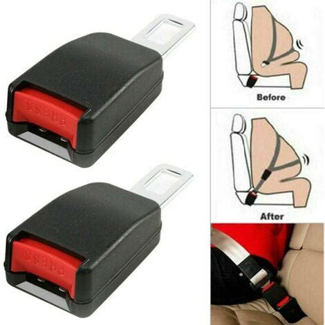 Alwaysh X Adjustable Car Seat Belt Extender Buckle Lock Clip