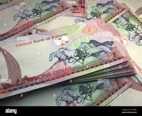 Money Of Bahrain Dinar Bills Bhd Banknotes Arabic Business