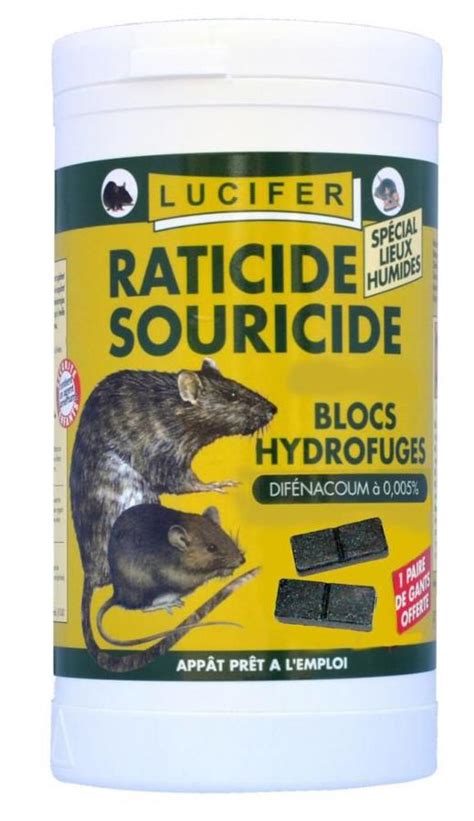 RATICIDE SOURICIDE BAYER CAUSSADE LUCIFER Appat Poison Sur Mais