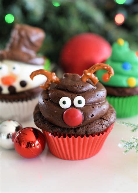 Cute Reindeer Cupcakes