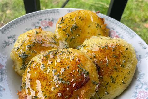 Honey Glazed Cheesy Potato Pancakes Are The Perfect Breakfast For Dinner Dish S Copy Me That