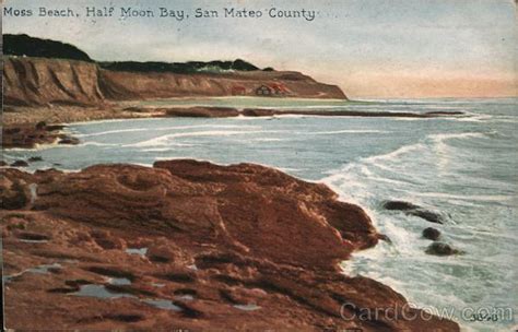 Moss Beach San Mateo County Half Moon Bay Ca Postcard