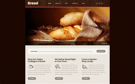 31 Bakery HTML Website Templates TemplateMonster