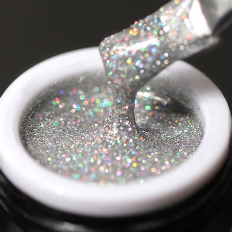 HS UNIVERSAL LASER GLITTER GEL (( กระปุก )) สีเจลทาเล็บ เนื้อกากเพชรโฮ ...