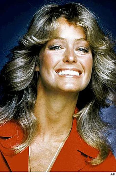 Farrah Fawcett Serious Actings Poster Child