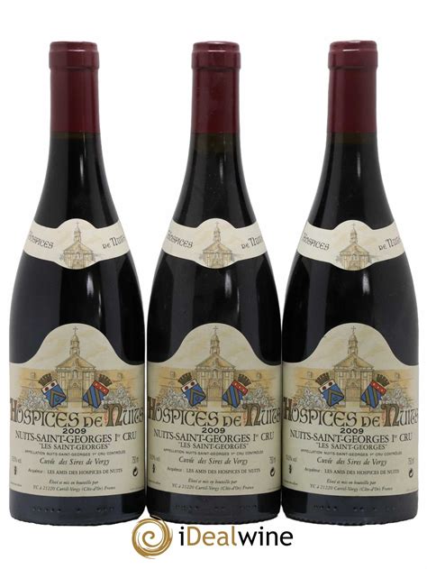 Acheter Nuits Saint Georges 1er Cru Les Saint Georges Cuvée des Sires