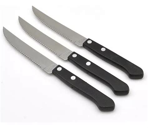 Cuchillo Para Asado Bbq Set 3 Pzas Acero Inox Press MercadoLibre