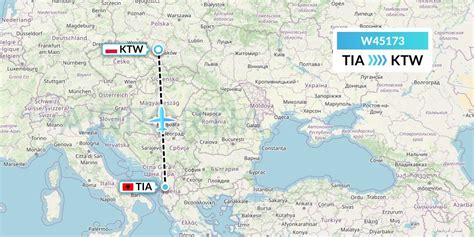 W45173 Flight Status Wizz Air Malta Tirana To Katowice WMT5173