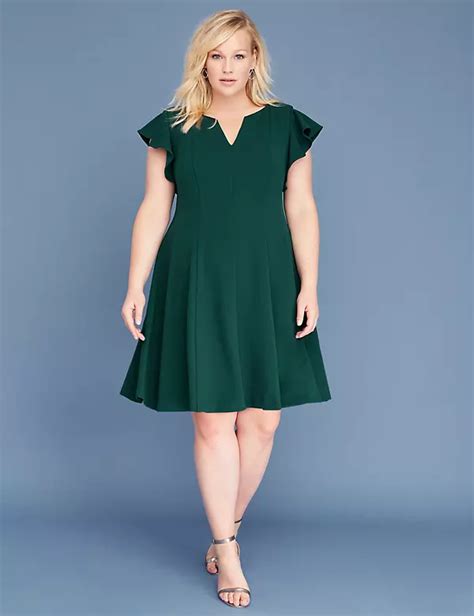 Plus Size Fit And Flare Dresses Lane Bryant