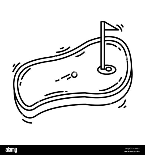 Mini Golf Recreation Mini Golf Vector Vectors Hi Res Stock Photography