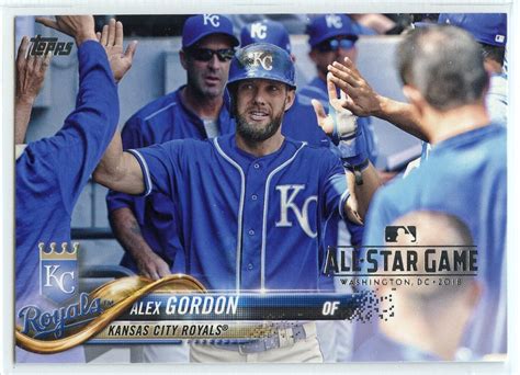 2018 Topps All Star Game Stamp 549 Alex Gordon Kansas City