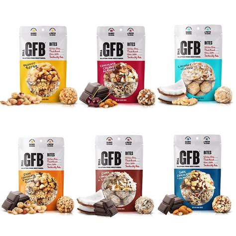 The Gluten Free Brothers Gluten Free Protein Bites Variety Pack Non