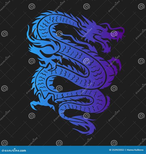 Gothic Poster Of The Blue Dragon Snake For The Series House Of The