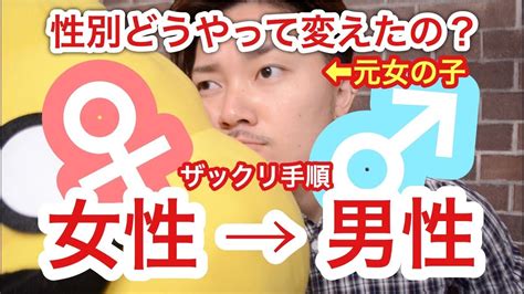 女から男に性別変更どやってするの？ Youtube