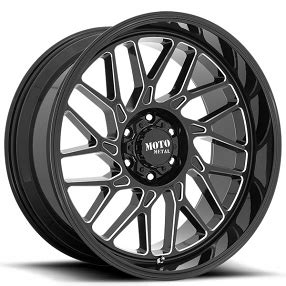 Moto Metal Wheels Mo Combat Gloss Black Milled Off Road Rims