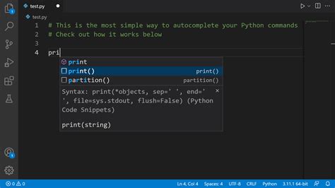 Python Snippets Lite Visual Studio Marketplace