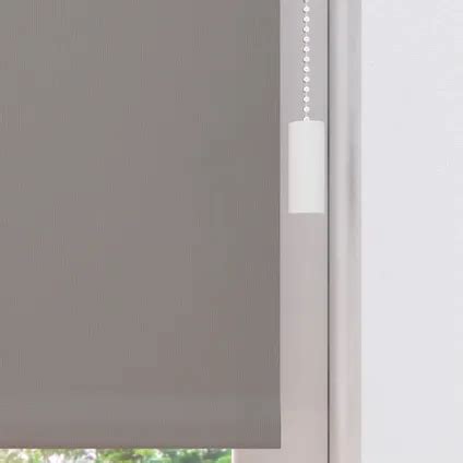 Radeco Elektrisch Rolgordijn Easy Texture Verduisterend Light Grey