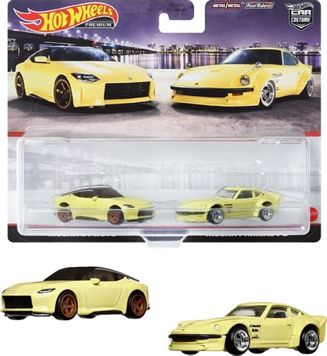 Машинка коллекционная Mattel Hot Wheels Premium 2 Pack NISSAN Z PROTO NISSAN FAIRLADY Z