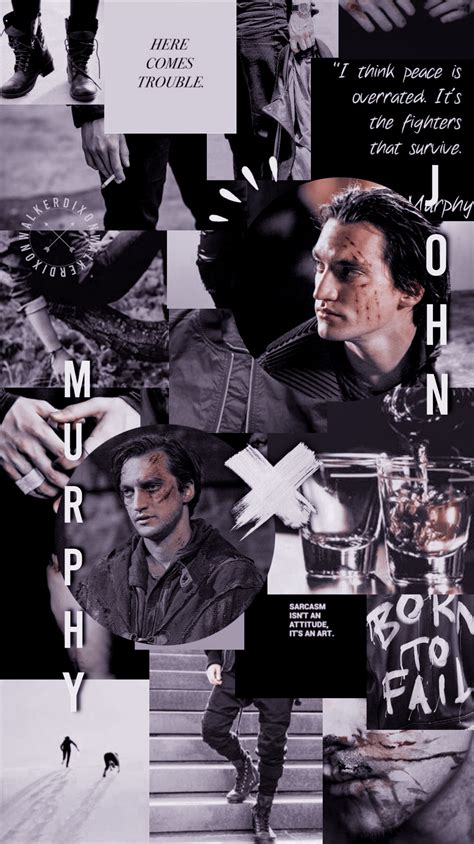 Lockscreen/Wallpaper John Murphy THE 100 | Murphy the 100, The 100 poster, The 100 characters