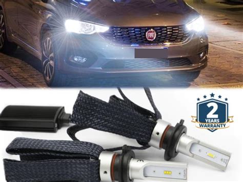 Kit Full Led H Per Fiat Tipo Luci Anabbaglianti Canbus Bianco