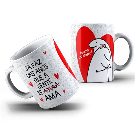 Caneca Personalizada Meme Flork A Gente Se Ama Elo