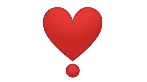 Qué significa el emoji del corazón rojo con un punto en Whatsapp