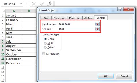 List Box In Excel Examples How To Create List Box