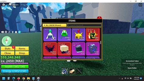 Blox Fruits Lv2450 Awaken Dough All Skills CDK HallowS