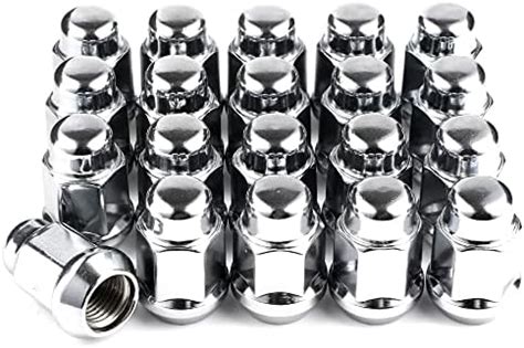 Amazon Gaemi M X Lug Nuts Pcs Chrome Closed End Bulge Acorn