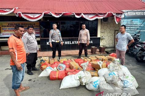 Polisi Sita Ton Miras Sopi Tak Bertuan Di Angkot Ambon Antara News