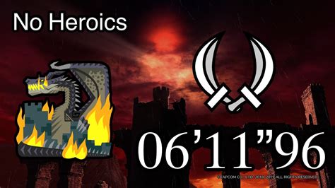 MHWI PS5Fado to Black Fatalis Dual Blades No Heroics 06 11 96 伝説の黒龍