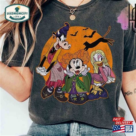 Funny Minnie Daisy Goofy Cosplay Hocus Pocus Sanderson Sisters Shirt