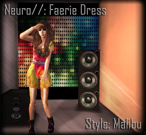 Second Life Marketplace Neuro Faerie Dress Malibu Demo